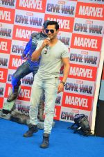 Varun Dhawan at Marvel_s Captain America promotions on 21st April 2016 (48)_571a07df9c8b6.JPG