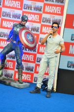 Varun Dhawan at Marvel_s Captain America promotions on 21st April 2016 (50)_571a07feec226.JPG