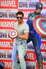Varun Dhawan at Marvel_s Captain America promotions on 21st April 2016 (67)_571a08ea1dcf3.JPG