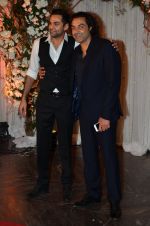 Abhay Deol,Bobby Deol at Bipasha Basu and Karan Singh Grover_s Wedding Reception on 30th April 2016 (326)_5728201097ce1.JPG