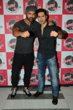 John Abraham, Varun Dhawan promote Dishoom on Fever 104 FM on 18th July 2016 (15)_578d9c54a4b2a.jpg