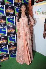 Pooja Hegde promote Mohenjo Daro on the sets of The Kapil Sharma Show on 2nd Aug 2016