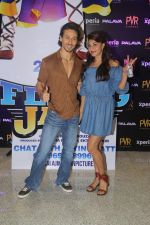 Tiger Shroff and Jacqueline Fernandez during the audio launch of Beat Pe Booty song from film A Flying Jatt at New PVR in Dombivli, Mumbai on August 3, 3016 (8)_57a1ee3caf49a.jpg