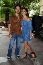Tiger Shroff and Jacqueline Fernandez during the audio launch of Beat Pe Booty song from film A Flying Jatt at the Radio City Studios in Mumbai, India on August 3, 3016 (4)_57a1d4f3ee76e.jpg