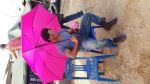 Vidyut Jammwal with a pink fan and umbrella on the sets of Commando 2 clicked by his Co star Adah sharma  (2)_57af663b11ba2.jpg