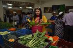 Bhagyashree inaugurated the Juhu Organic Farmer_s Market on 14th Aug at Jamnabai Narsee School_57b055a0db70a.jpg