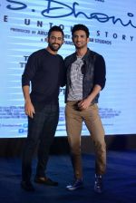 Mahendra Singh Dhoni, Sushant Singh Rajput at MS Dhoni press meet in Delhi on 27th Sept 2016 (45)_57ec0493d57ab.jpg