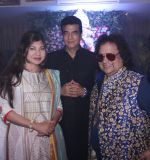 Alka Yagnik, Jeetendra and Bappi Lahiri at Bappi da_s Lakshmi Puja in the Lahiri House_5806268a1087f.jpg