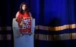 Darshini Shah  addressing the Audience at Peek-a-Boo institute for Pre School education organization its musical concert 2017 Dance of the world on 6th March 2017_58be55c0b5fb8.JPG