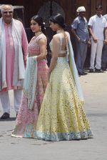Janhvi Kapoor, Khushi Kapoor, Boney Kapoor at Sonam Kapoor Anand Ahuja_s wedding in rockdale bandra on 8th May 2018 (20)_5af18bf3f3222.jpeg