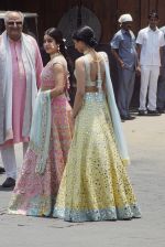 Janhvi Kapoor, Khushi Kapoor, Boney Kapoor at Sonam Kapoor Anand Ahuja_s wedding in rockdale bandra on 8th May 2018 (21)_5af18bf59f65c.jpeg