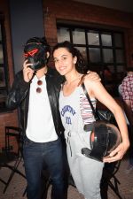 Harshvardhan Kapoor with Taapsee Pannu Riding Bike for the promotion of movie Bhavesh Joshi on 27th May 2018 (34)_5b0d19c5e0d9b.JPG