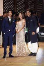 Shah Rukh Khan, Gauri Khan, Aaryan Khan at Akash Ambani & Shloka Mehta engagement at Antilia in mumbai on 30th June 2018  (1)_5b39c3eee89fb.jpg