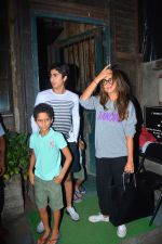 Amrita Arora with family spotted at Pali Village cafe in bandra on 11th Sept 2018 (22)_5b98bc6373b18.JPG
