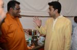 Abhishek Bachchan at Saraswati pujan at Anurag Basu_s house in goregaon on 10th Feb 2019 (114)_5c612fbb44e57.jpg