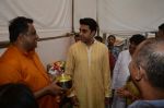 Abhishek Bachchan at Saraswati pujan at Anurag Basu_s house in goregaon on 10th Feb 2019 (116)_5c612fbd348de.jpg