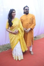 Sakshi Tanwar at Saraswati pujan at Anurag Basu_s house in goregaon on 10th Feb 2019 (7)_5c613067d61c1.jpg