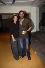 Kajol, Ajay Devgan at Total dhamal screening in sunny sound juhu on 21st Feb 2019 (1)_5c6fb16191eef.jpg