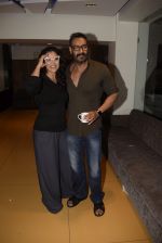 Kajol, Ajay Devgan at Total dhamal screening in sunny sound juhu on 21st Feb 2019 (4)_5c6fb181d02db.jpg