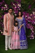 Aishwarya Rai Bachchan, Abhishek Bachchan, Aaradhya Bachchan at Akash Ambani & Shloka Mehta wedding in Jio World Centre bkc on 10th March 2019 (14)_5c8766dd652a0.jpg