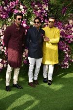 Ranbir Kapoor, Ayan Mukerji, Karan Johar at Akash Ambani & Shloka Mehta wedding in Jio World Centre bkc on 10th March 2019 (18)_5c876d8e1ce76.jpg
