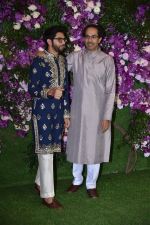 Uddhav Thackeray, Aditya Thackeray at Akash Ambani & Shloka Mehta wedding in Jio World Centre bkc on 10th March 2019 (7)_5c8770994613f.jpg