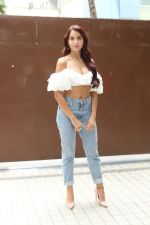 Nora Fatehi Spotted Of T Series Office For Promote Film Batla House on 18th July 2019 (21)_5d316a5fb6d2a.JPG
