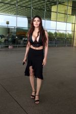 Sherlyn Chopra in a black revealing dress at the airport on 13 Jun 2023 (13)_6488392c030c2.JPG