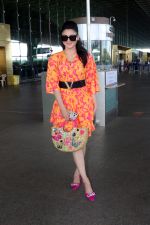 Urvashi Rautela dressed in a pink and orange floral dress spotted at airport on 14 Jun 2023 (14)_6489cf8b910f9.jpg