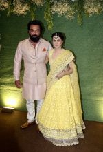Bobby Deol with spouse Tanya Deol pose for camera after the sangeet function on 16 Jun 2023 (2)_648d72415684c.jpeg