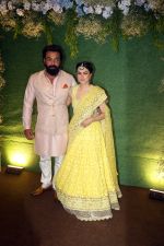 Bobby Deol with spouse Tanya Deol pose for camera after the sangeet function on 16 Jun 2023 (3)_648d72456689b.jpeg