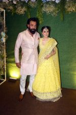Bobby Deol with spouse Tanya Deol pose for camera after the sangeet function on 16 Jun 2023 (7)_648d725673ada.jpeg