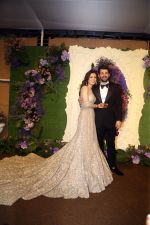 Karan Deol and Drisha Acharya Pose for media at the reception of Karan Deol and Drisha Acharya on 18 Jun 2023 (5)_649067858916a.jpeg