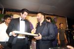 Sunny Deol and Rajveer Deol Pose for media at the reception of Karan Deol and Drisha Acharya on 18 Jun 2023 (15)_6490676653315.jpeg