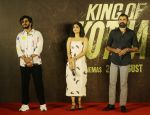 Aishwarya Lekshmi, Dulquer Salmaan, Shabeer Kallarakkal at the trailer and song launch of King of Kotha on 17th August 2023 (3)_64de3597eed86.jpeg