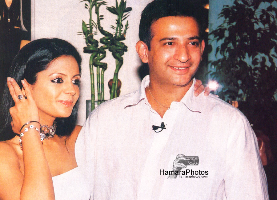 Mondira Bedi with husband, Raj Kaushal