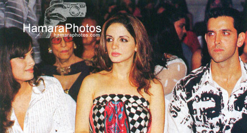 Hrithik with wife, Suzzane