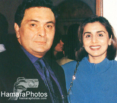 Rishi Kapoor with wife Neetu