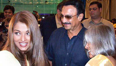 Aishwarya Rai with Suresh Oberoi