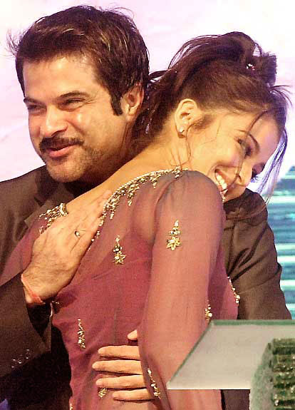 Aishwarya Rai and Anil Kapoor