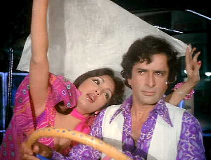 Parveen Babi with Shashi Kapoor
