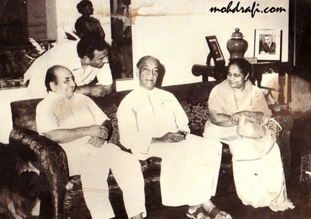 Mohd Rafi and Bilquis Rafi with Srilankan President