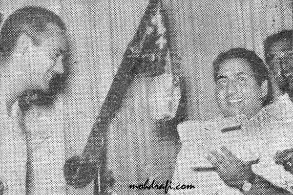Mohd Rafi with O.P.Nayyar