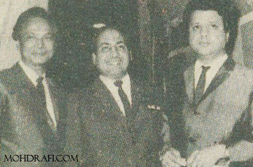 Mohd Rafi with Naushad and Jaikishan