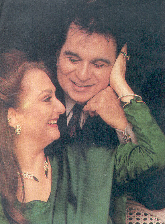 Dilip Kumar with Saira Bano