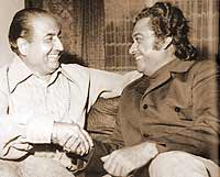 Kishore da with Rafi Sahab