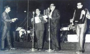 Mohd Rafi and Manna Dey on Stage