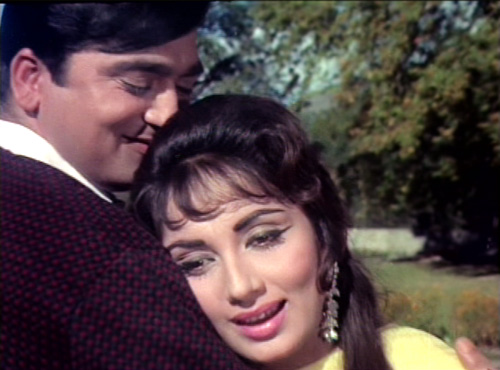 Sadhana with Sunil Dutt in Waqt