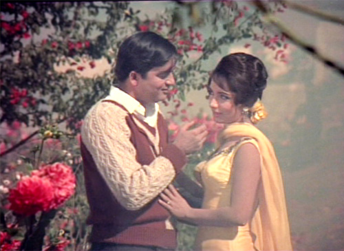 Sadhana with Sunil Dutt in Waqt
