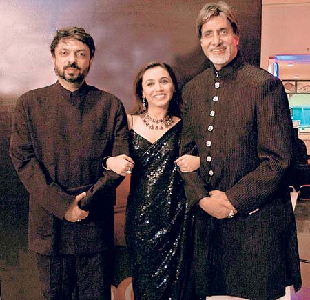 Sanjay Leela Bansali, Rani Mukherji & Amitabh Bachchan